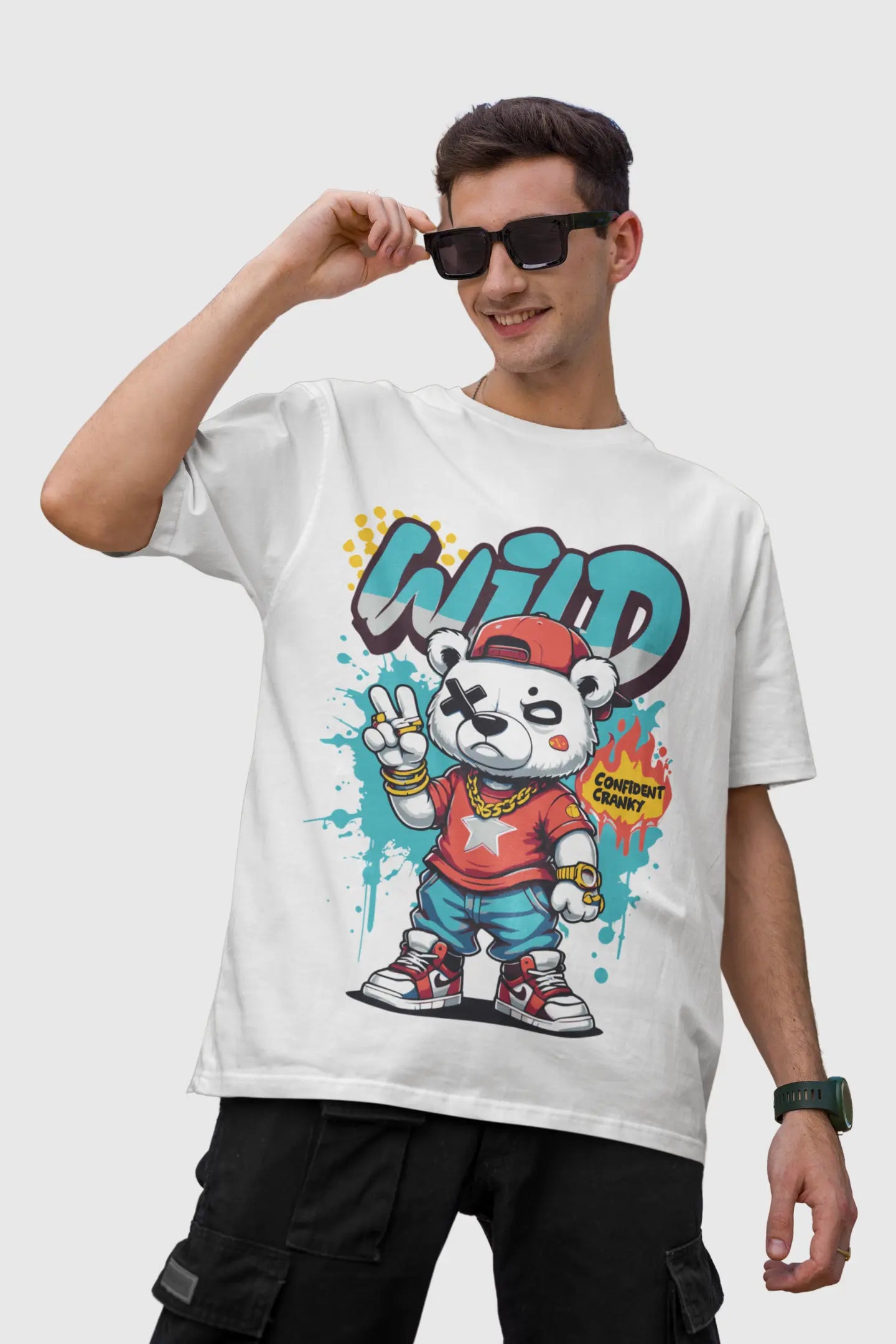 Wild Confidence - Oversized Men's Tshirt My Store