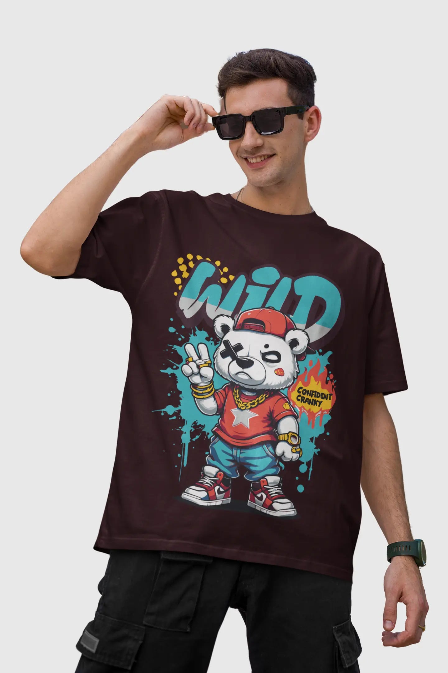 Wild Confidence - Oversized Men's Tshirt My Store