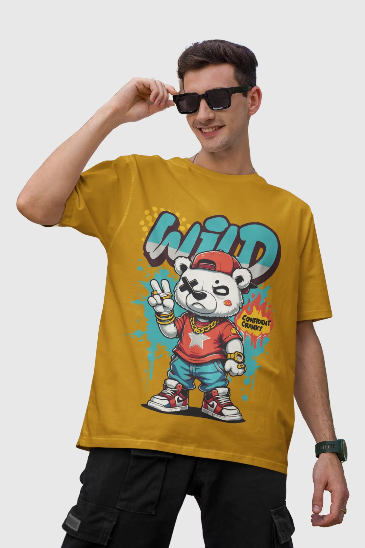 Wild Confidence - Oversized Men's Tshirt My Store