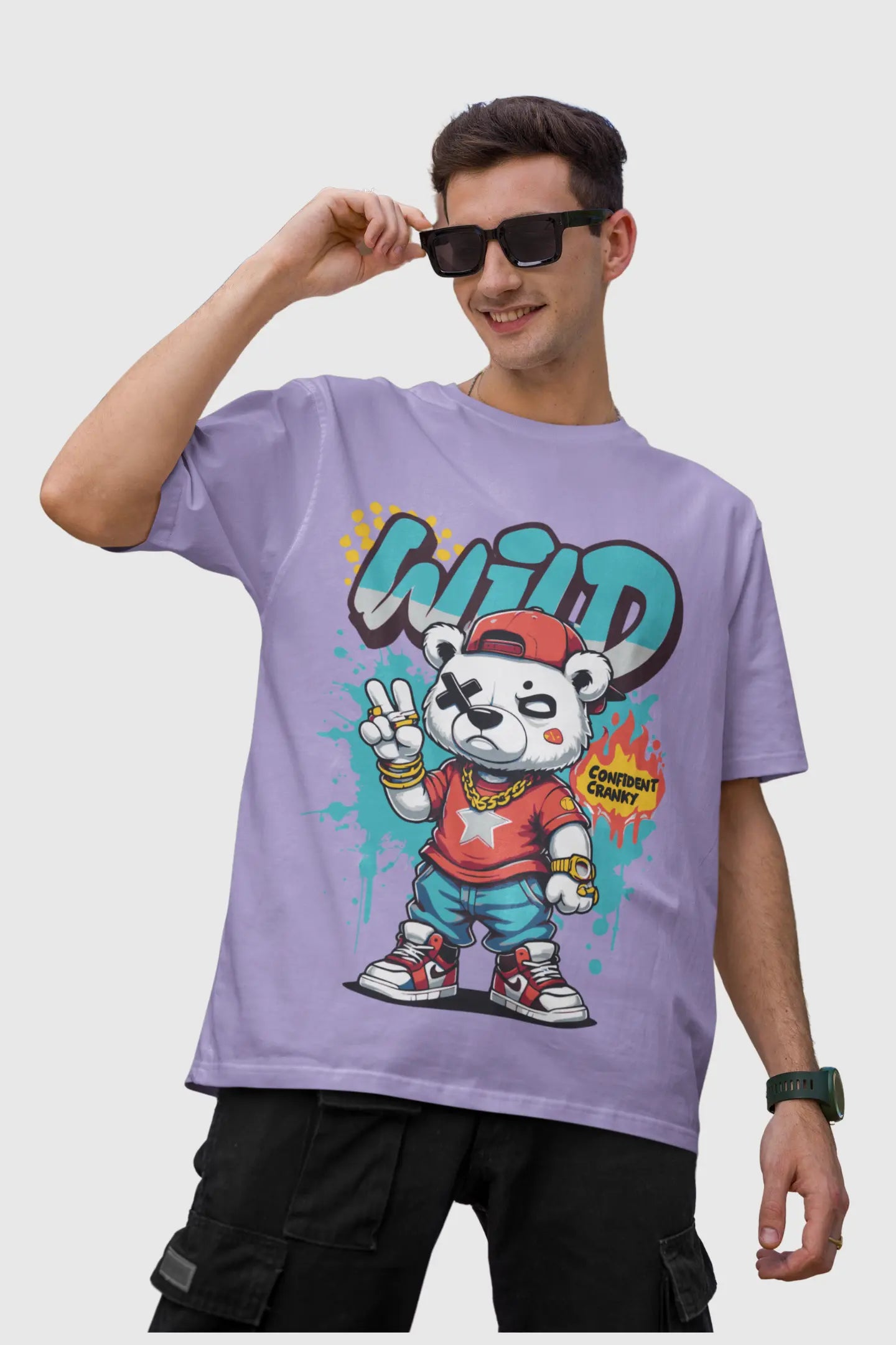 Wild Confidence - Oversized Men's Tshirt My Store