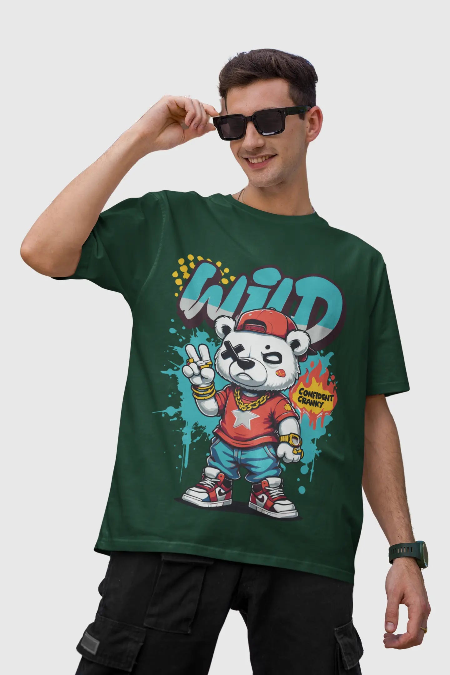 Wild Confidence - Oversized Men's Tshirt My Store