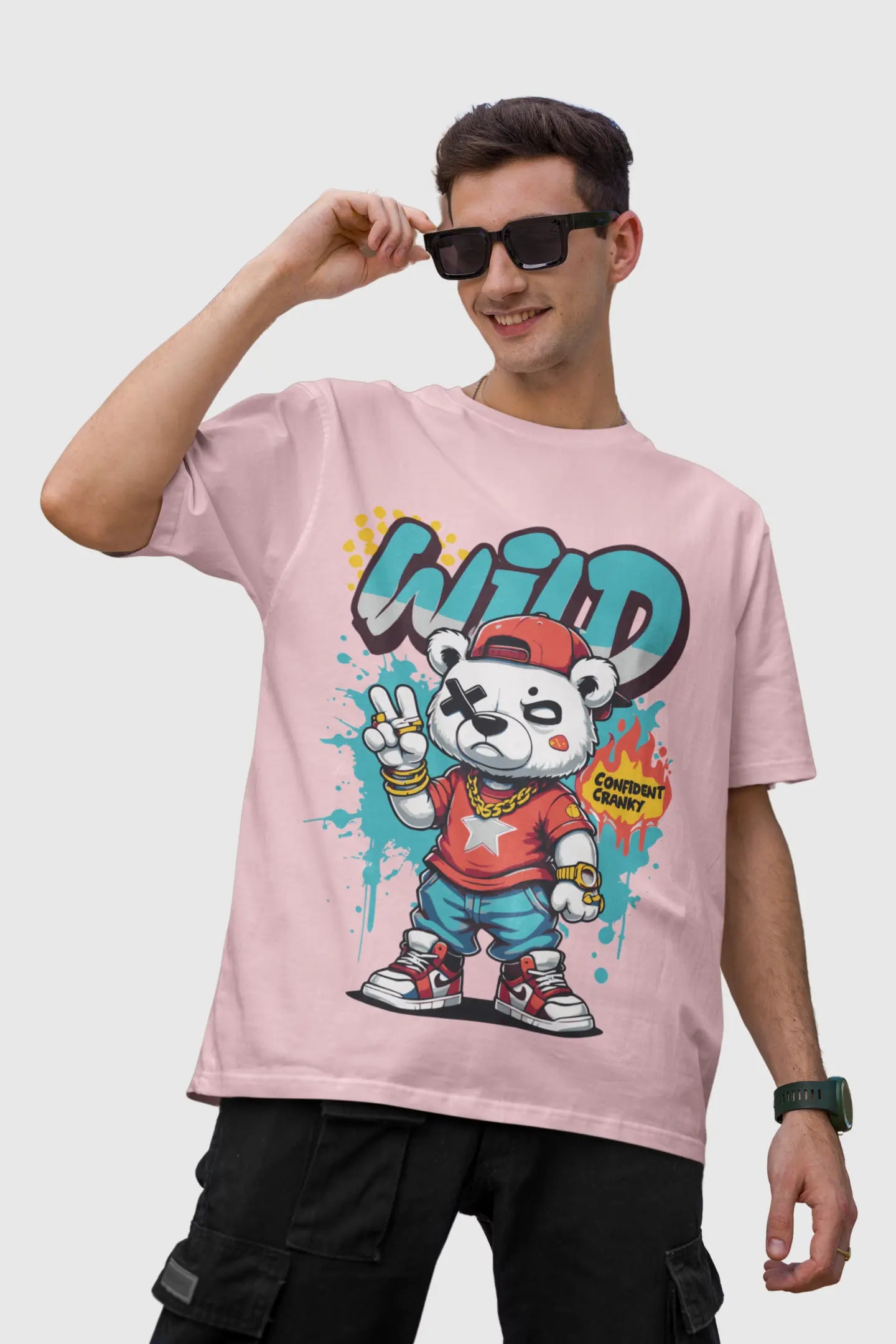 Wild Confidence - Oversized Men's Tshirt My Store