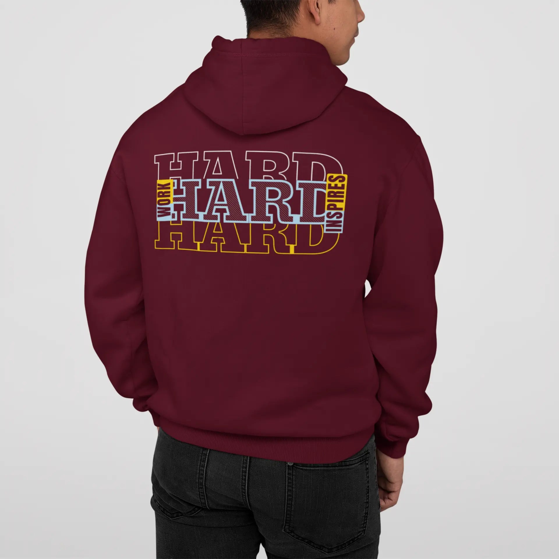 Hard work Motivational Men's Hoodies My Store