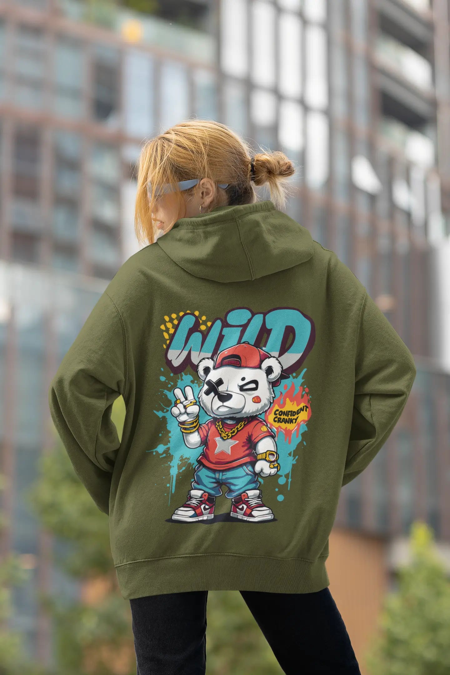 Wild Bear Women's Hoodie My Store