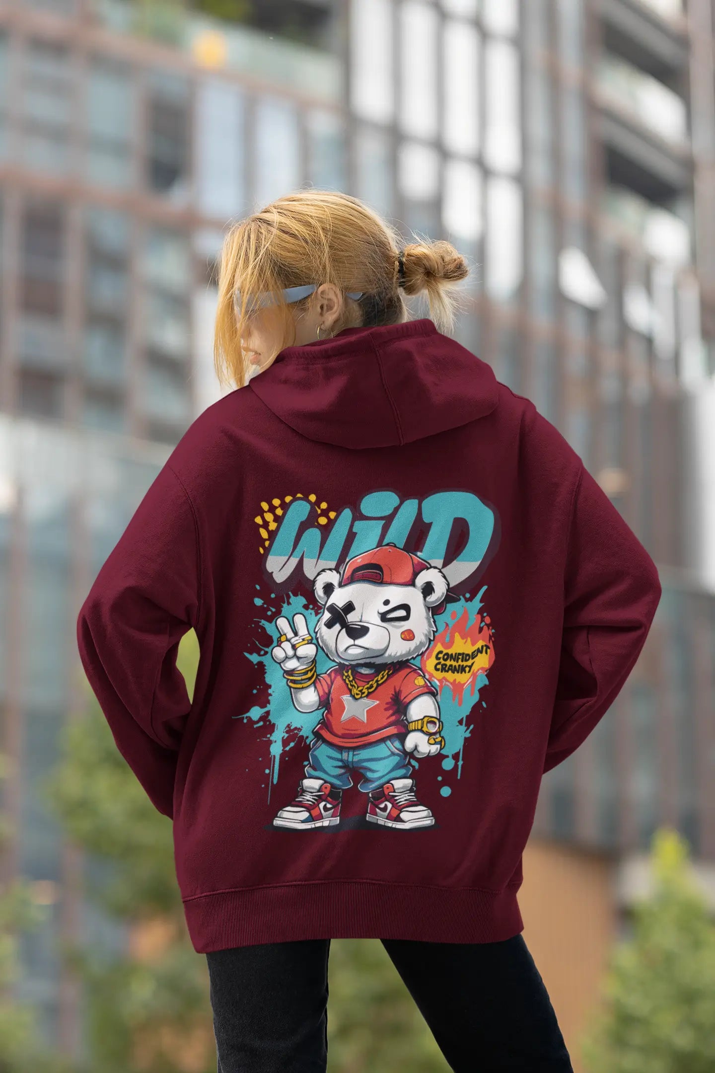 Wild Bear Women's Hoodie My Store