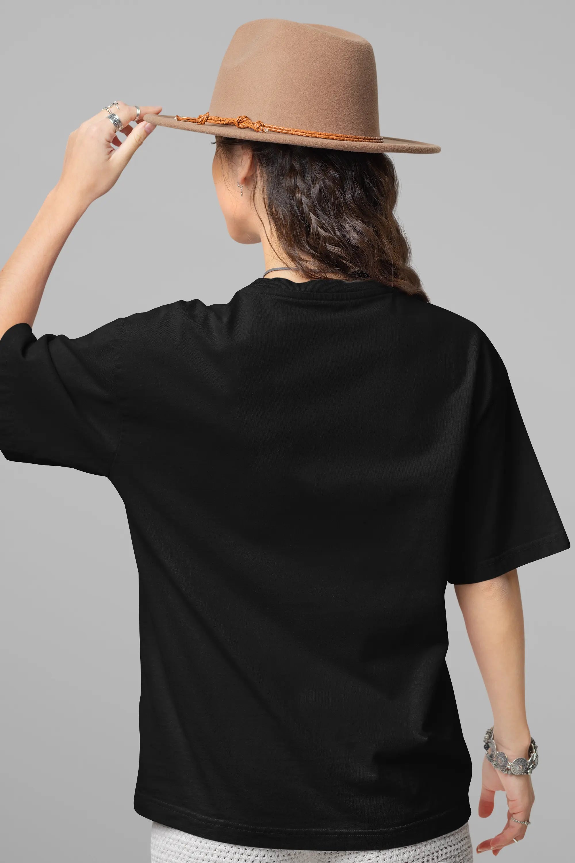 Basic Black Oversized T-Shirt For Women My Store