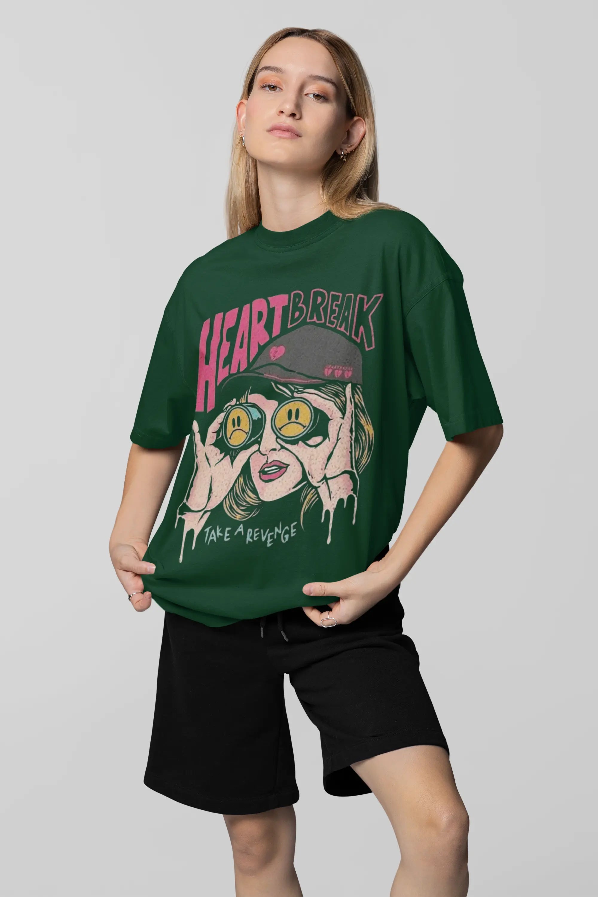 Heart Break Oversized Women's Tshirt My Store