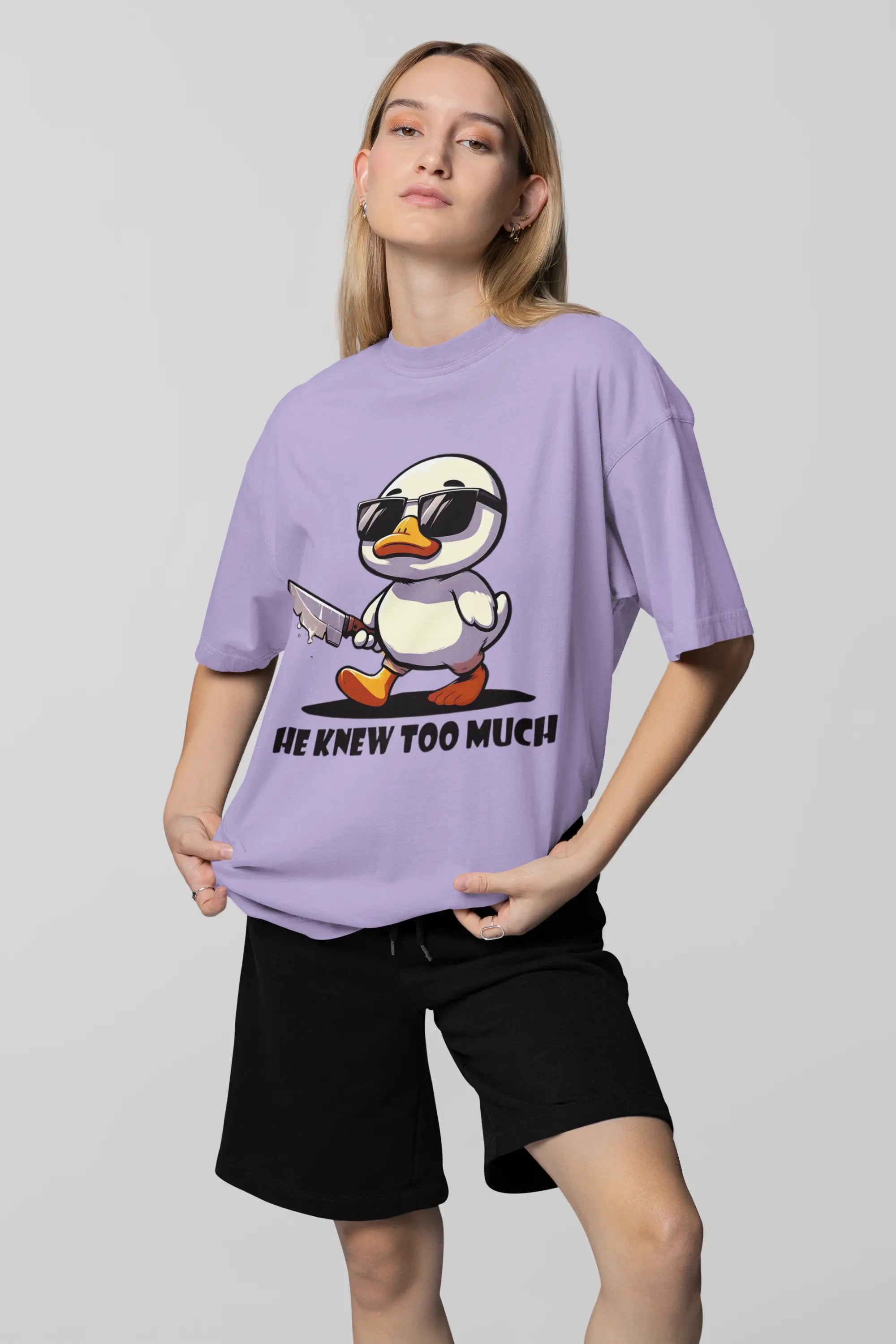 Duck of Secret Oversized Women Tshirt My Store