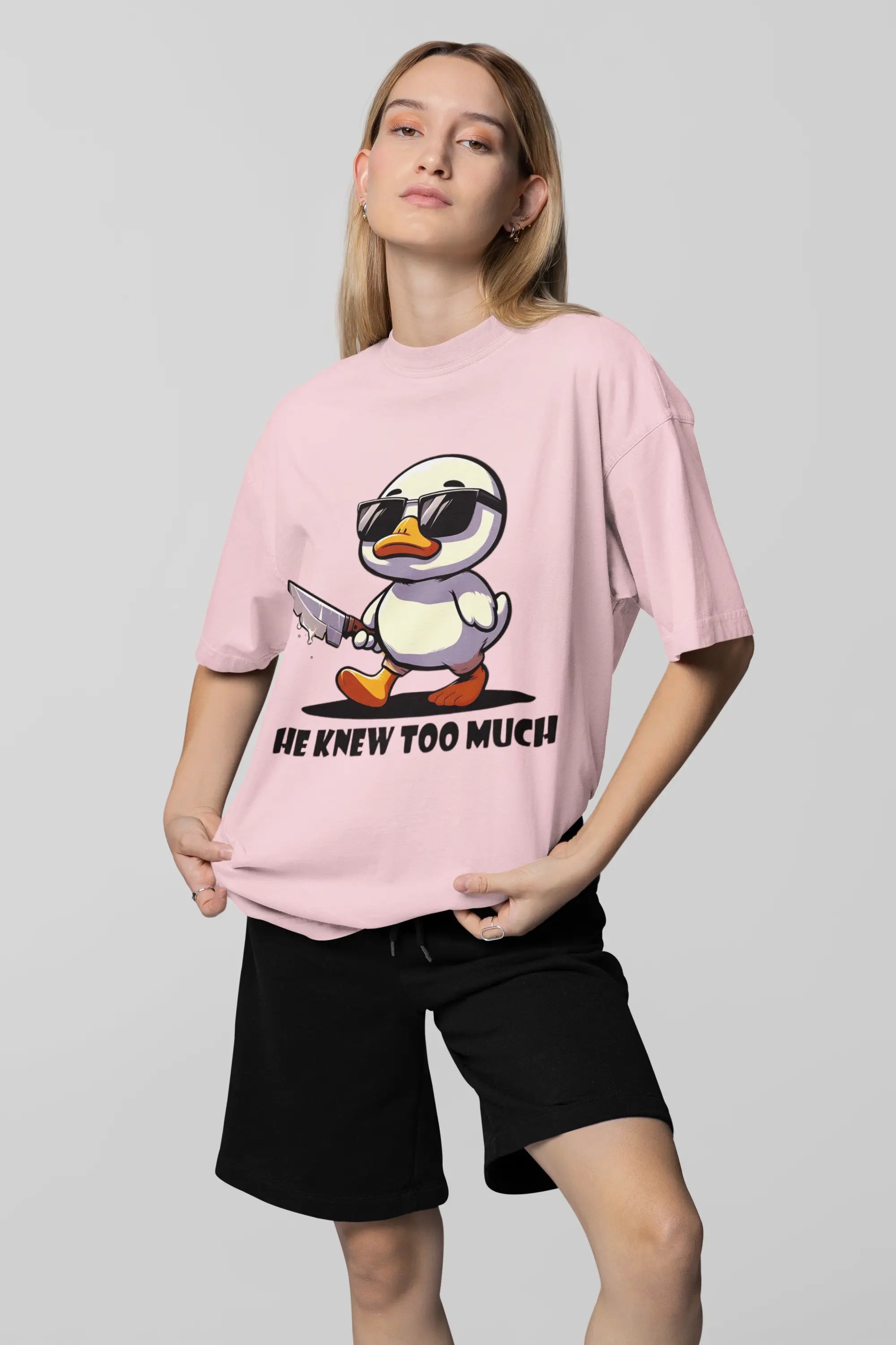 Duck of Secret Oversized Women Tshirt My Store